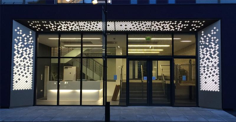 led light walls panels and backlit feature walls uk nes christmas lights for house exterior